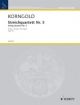 String Quartet No 3 A Major Op.34: Score & Parts