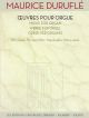 Œuvres Pour Organ - Works For Organ (Durand)