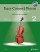 Easy Concert Pieces 2: Cello & Piano Book & CD (Schott)