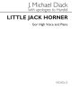 Little Jack Horner Solo Voice C Major