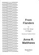 From Flanders: Vocal SATB And Organ