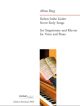Seven Early Songs: Vocal And Piano (Breitkopf)