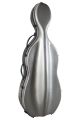 Hidersine Grey Fibreglass Cello Case