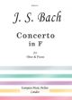 Oboe Concerto  F: Oboe & Piano (Ema)