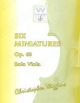 Six Miniatures OP 63  Solo Viola (Wiggins)