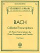 Collected Transcriptions: Piano (Schirmer)