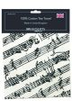 Tea Towel - Black & White Manuscript