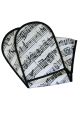Black & White Manuscript Oven Gloves