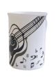 Mug:  Spiral Treble Clef:  Bone China