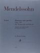 Romance Sans Paroles, Op. 109: Cello & Piano (Henle)