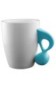 Music Mug With Blue Quaver Handle