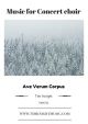 Ave Verum Corpus: SATB: Vocal And Piano