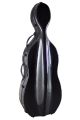 Hidersine Black Fibreglass Cello Case