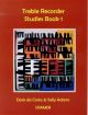 Treble Recorder Studies Book 1 (Da Costa/Adams) (Cramer)