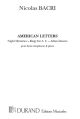 American Letters Op.35b: 2 Saxophones & Piano (Nicolas Bacri)