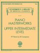 Schirmer's Library Of Musical Classics Volume 2111: Piano Masterworks - Upper Intermediate