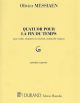 Quatuor Pour La Fin Du Temps: Violin, Clarinet, Cello, Piano (Durand)