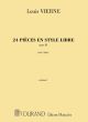 24 Pieces En Style Libre Op.31 Vol.1: Organ (Durand)