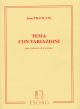 Tema Con Variazioni: Clarinet and Piano (Eschig)