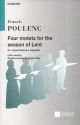 Four Motets For The Season Of Lent: SATB a Cappella (Salabert)