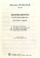 Quatre Motets: Tu es Petrus Op.10 N 3 (Durand)