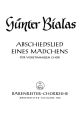 Abschiedslied eines Maedchens (Farewell Song of a Girl). : Choral: (Barenreiter)