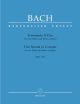 Trio Sonata in G (BWV 1039) (Urtext). : 2 Flutes & Continuo: (Barenreiter)