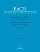 Concerto D Minor No.1 BWV 1052 for Keyboard: Large Score Paperback: (Barenreiter