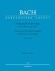 Concerto E Major No.2 BWV 1053 for Keyboard (Urtext): Large Score Paperback: (Barenreiter)