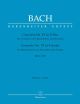 Concerto F Major No.6 BWV 1057 for Keyboard (Urtext): Large Score Paperback: (Barenreiter)
