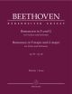 Romances for Violin and Orchestra, Op.50 and Op.40 (Urtext). : Large Score Paperback: (Barenreiter)