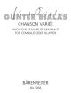 Chanson Variee nach Guilleaume de Machaut. : Piano: (Barenreiter)