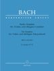 Sonatas (6) (BWV 1017 - 1019), Vol. 2 (Urtext). : Violin & Piano: (Barenreiter)