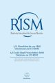RISM (G) (Repertoire International des Sources Musicales). Series A/I: Miscellaneous Prints before 1
