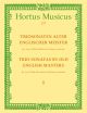 Trio Sonatas by Old English Masters, Bk.2. (D Purcell, Sonata in F maj, R Valentine, Sonata in C min
