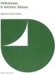 Folk Songs in Easy Settings. (series Electronic Organ Music).: Organ: (Barenreiter)