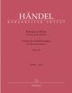 Concerto for Harp in B-flat (HWV 294) (Urtext). : Large Score Paperback: (Barenreiter)