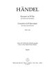 Concerto for Harp in B-flat (HWV 294) (Urtext). : Organ: (Barenreiter)