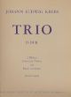 Trio in D. : 2 Flutes & Continuo: (Barenreiter)