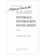 Invocation, Op.90 (2000). : Horn: (Barenreiter)