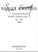 Piano Sonata No.7, Op.240 (1988). : Piano: (Barenreiter)