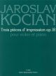 Trois pieces d'impression, Op.18. : Violin & Piano: (Barenreiter)