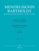 Concerto for Violin in E minor, Op.64 (Urtext). (Early version and later popular version).: Large Sc