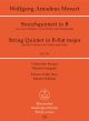 String Quintet B flat maj K.174 (Urtext). Study score (Barenreiter)
