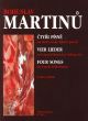 Four Songs on Czech Folk Poetry (Cz-G-E). : Voice: (Barenreiter)