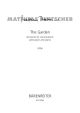 Garden, The.  Memento for counter tenor, percussion, piano (E)  (2006).: Voice: (Barenreiter)