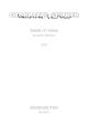 seeds of noises : Choral: (Barenreiter)