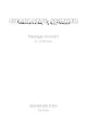 Passage Innocent (G) (2006). : Choral: (Barenreiter)