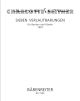 Sieben Verlautbarungen (Seven Announcements) (1997). : Voice: (Barenreiter)