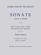 Sonata in G (TWV 42: G6). : Viola da gamba: (Barenreiter)